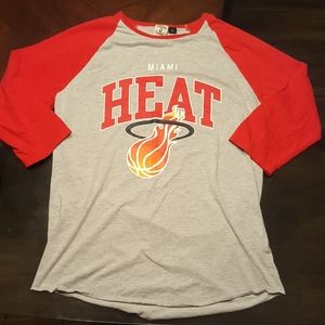 Miami Heat Hardwood Classics 1/4 Sleeve Shirt